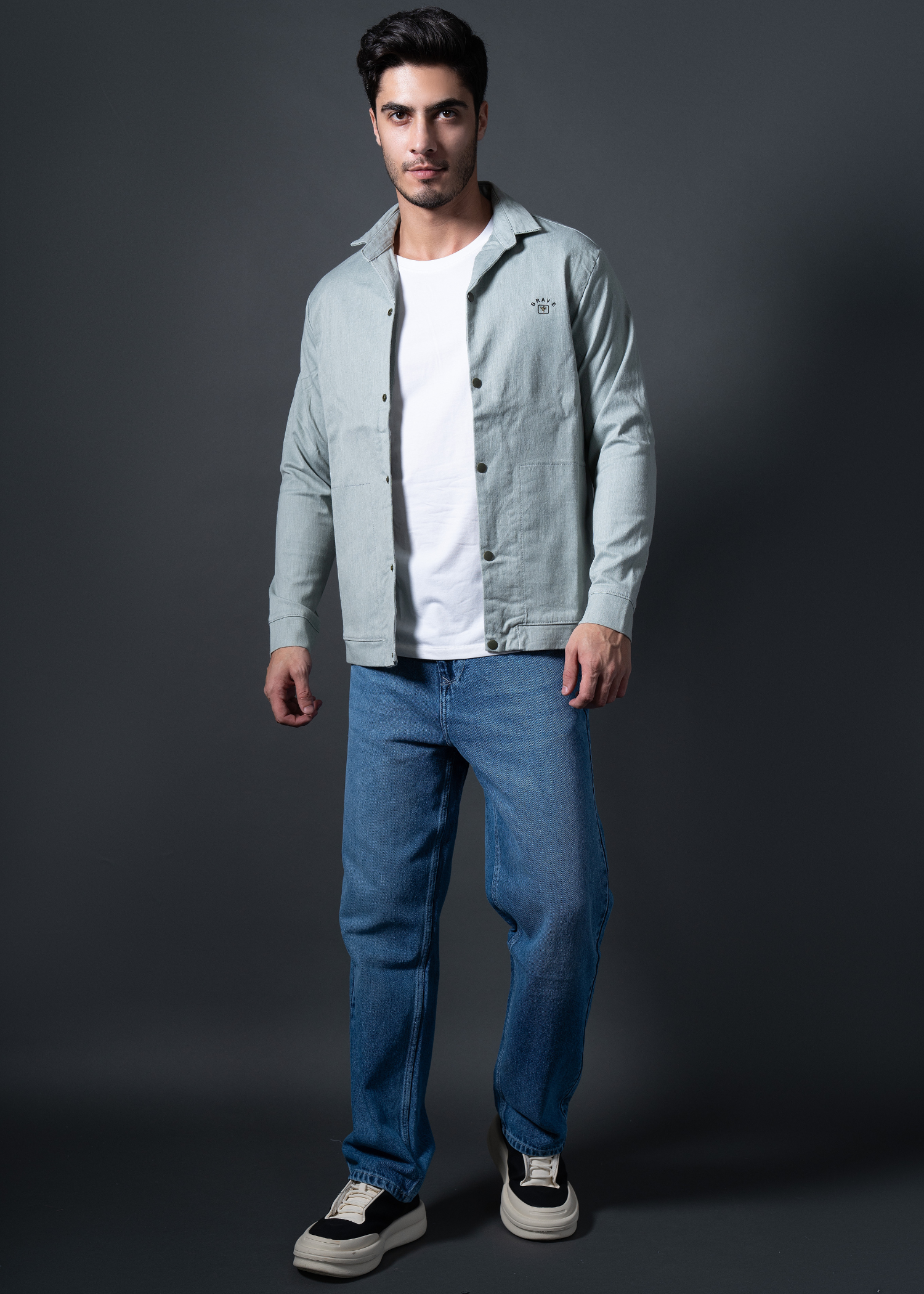 Peaking Cotton Jacket For Men