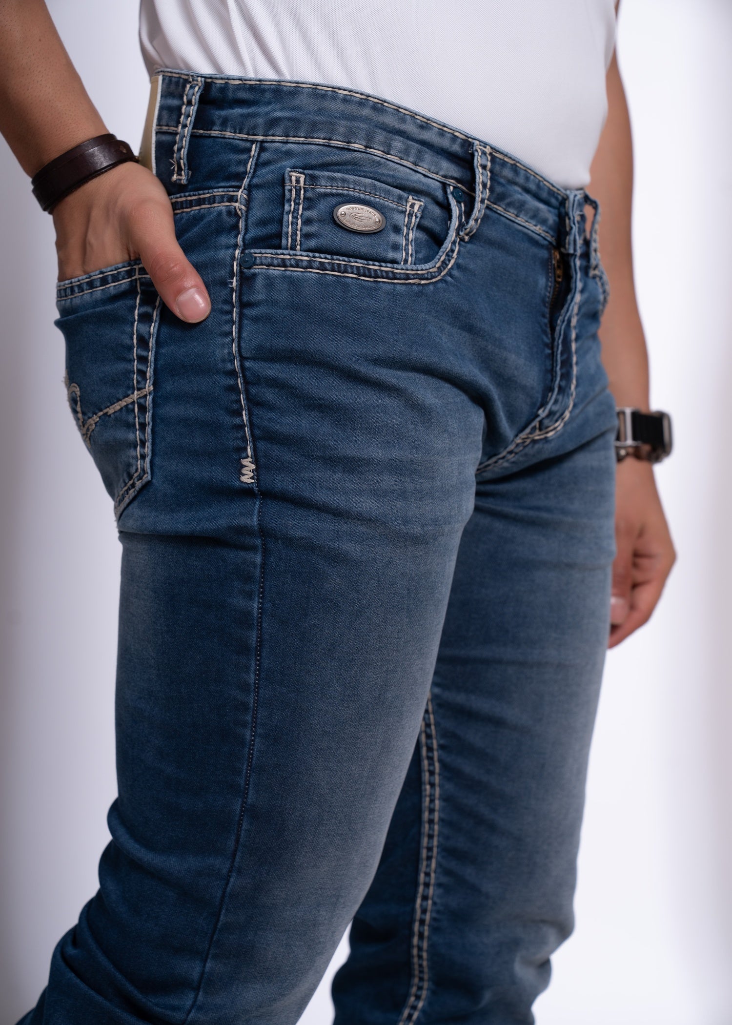 Men’s SDL Fit Jeans | Slim Tapered Blue Denim for Everyday Comfort