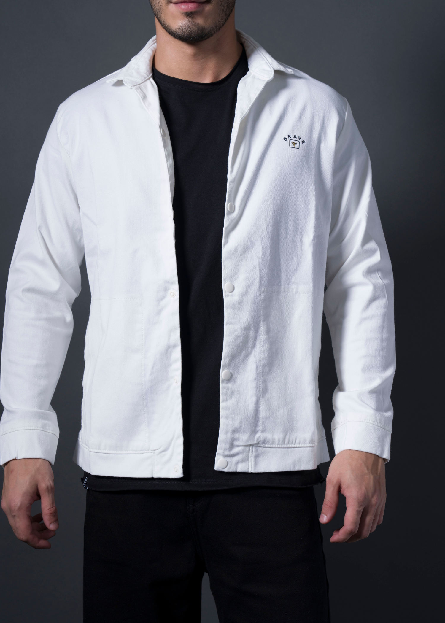 Peaking Cotton Jacket For Men