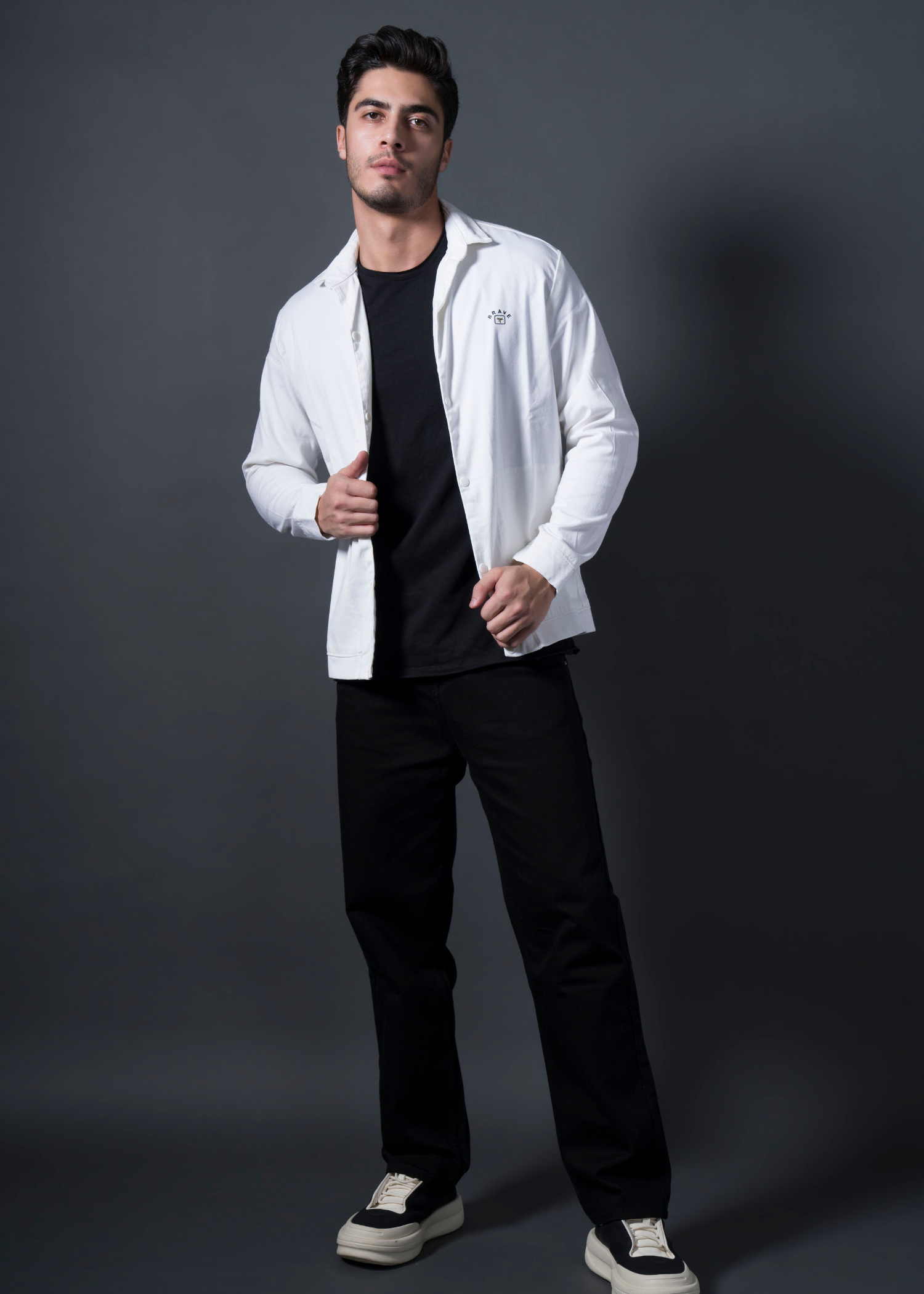 Peaking Cotton Jacket For Men