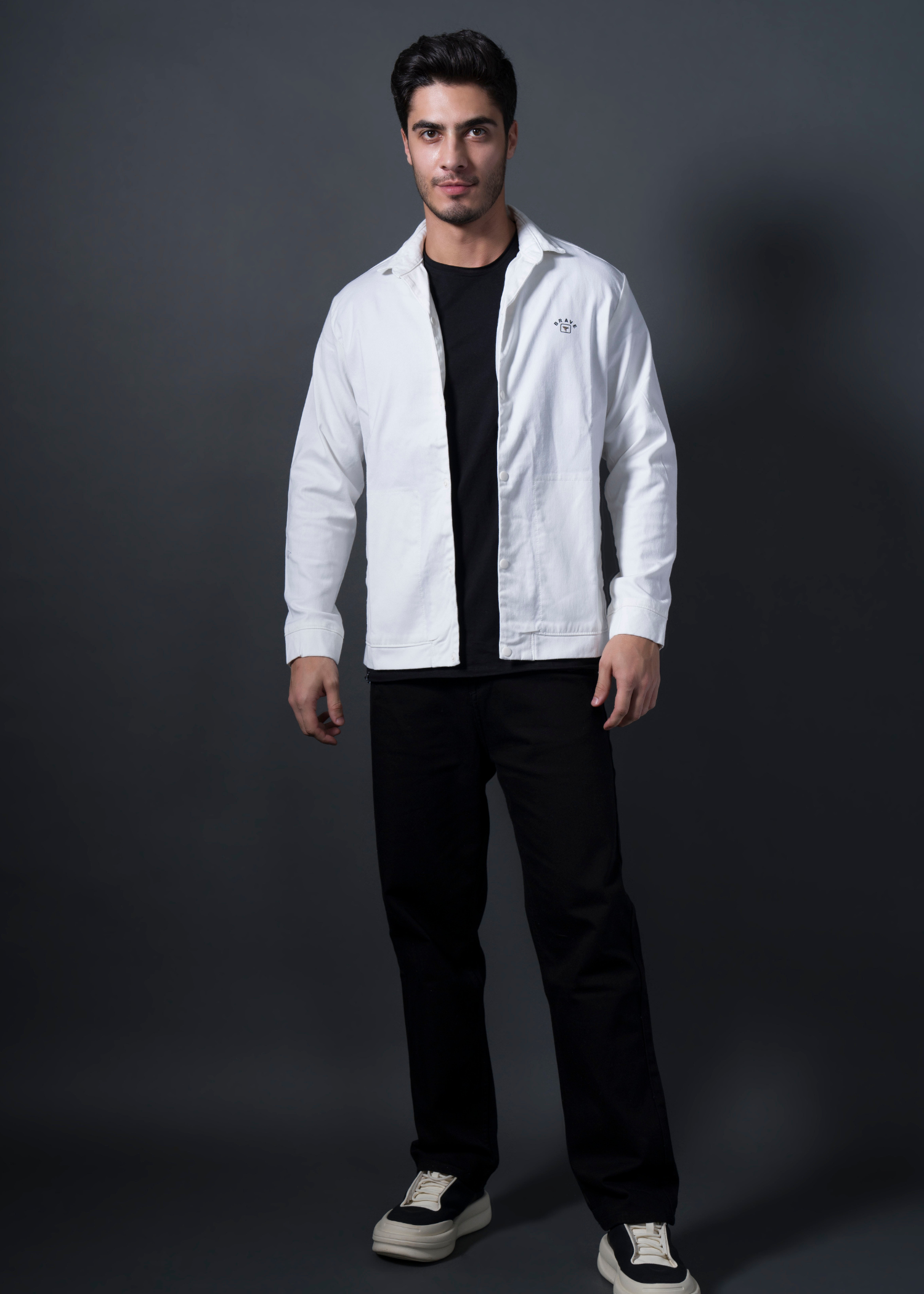 Peaking Cotton Jacket For Men