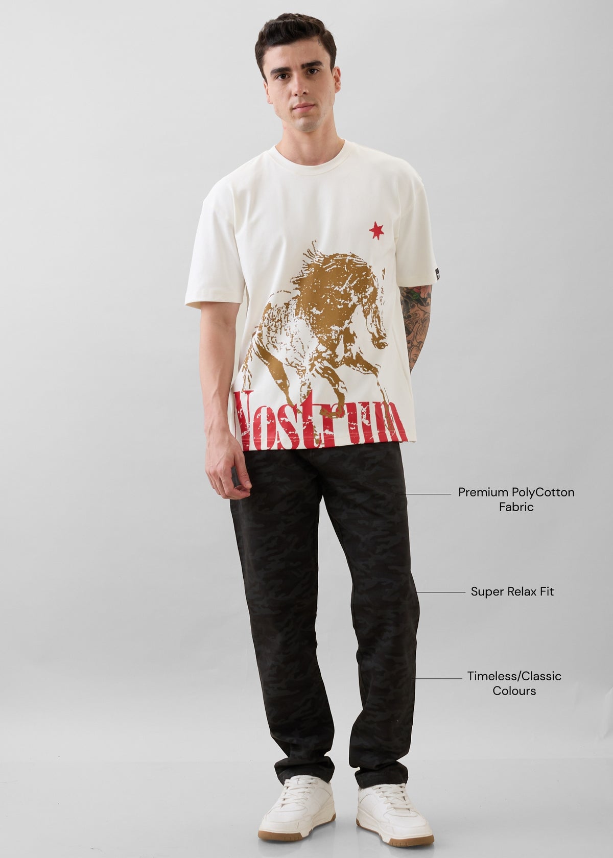 Crimson Cotton Camouflage Cargo: Olive