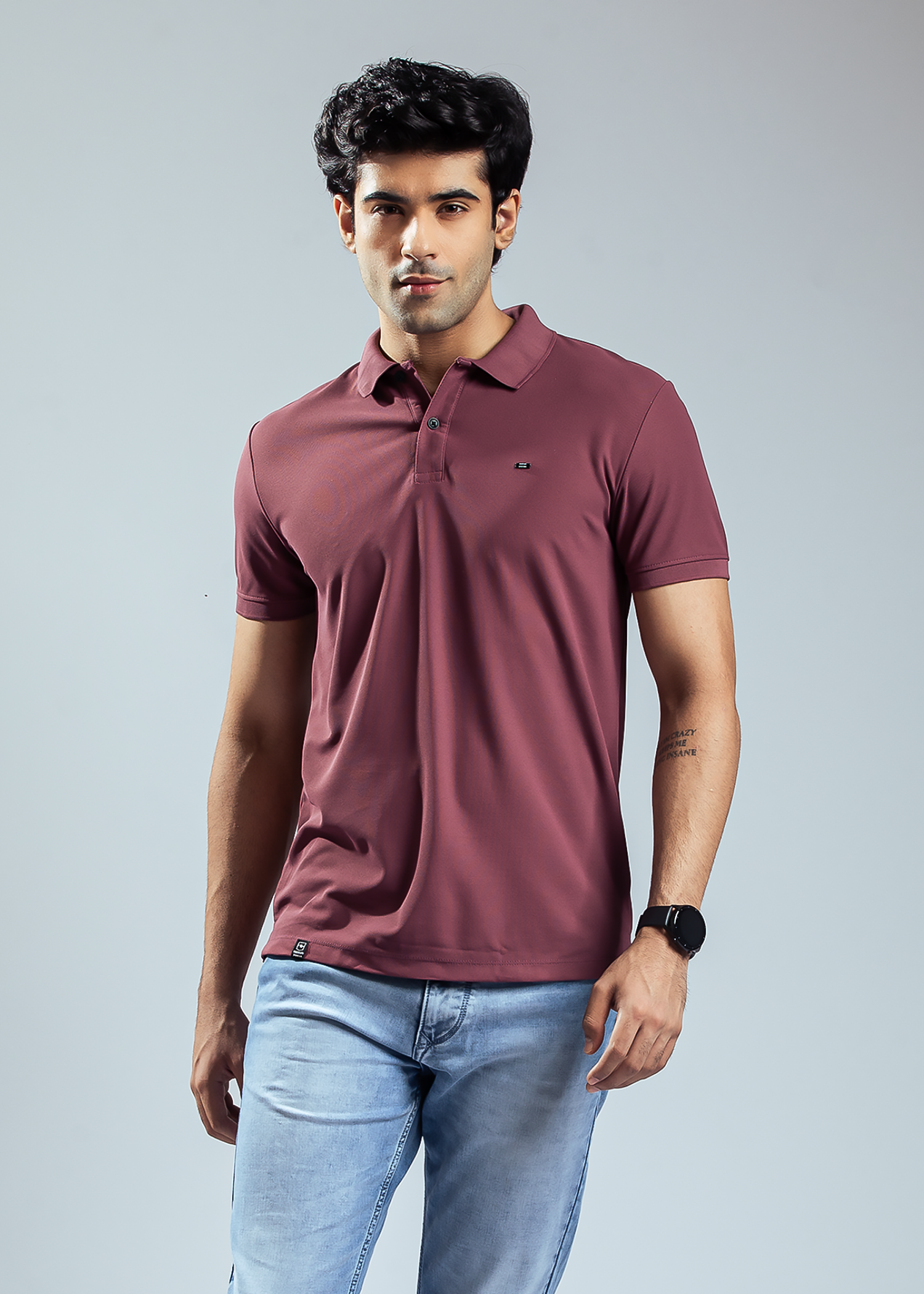 Cherry Half Sleeve Polo T-Shirt | Smart Casual Style