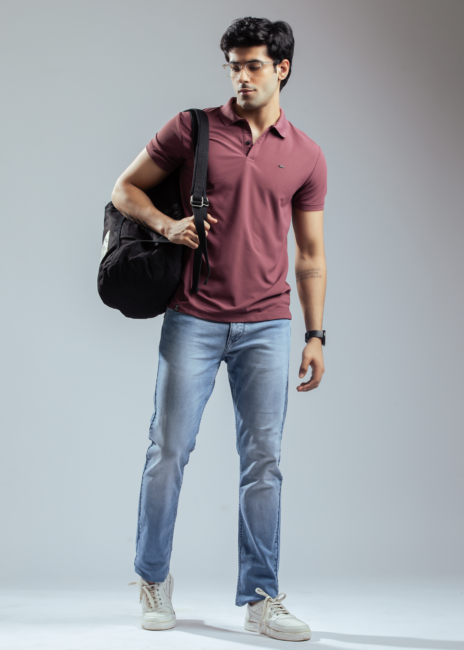 Cherry Half Sleeve Polo T-Shirt | Smart Casual Style