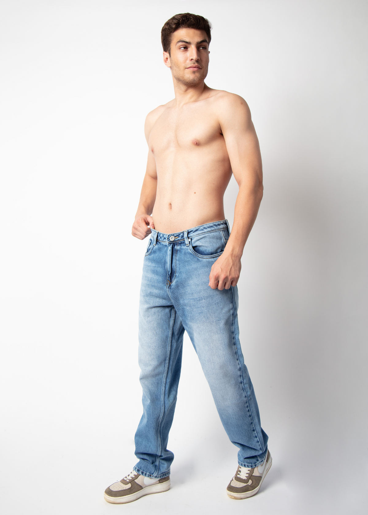 Kempston Baggy Denim Jeans For Men Nostrum