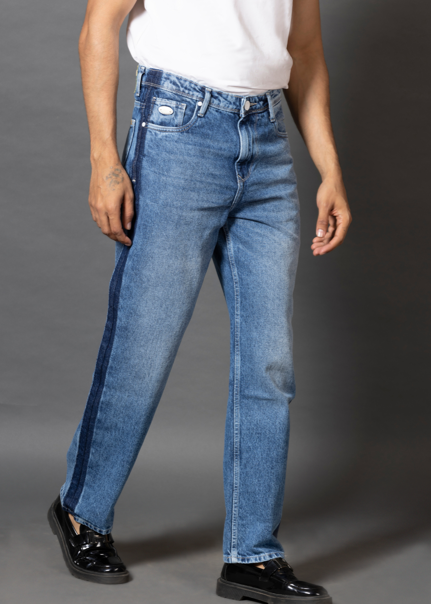 Jeslon-B Baggy Denim Jeans For Men