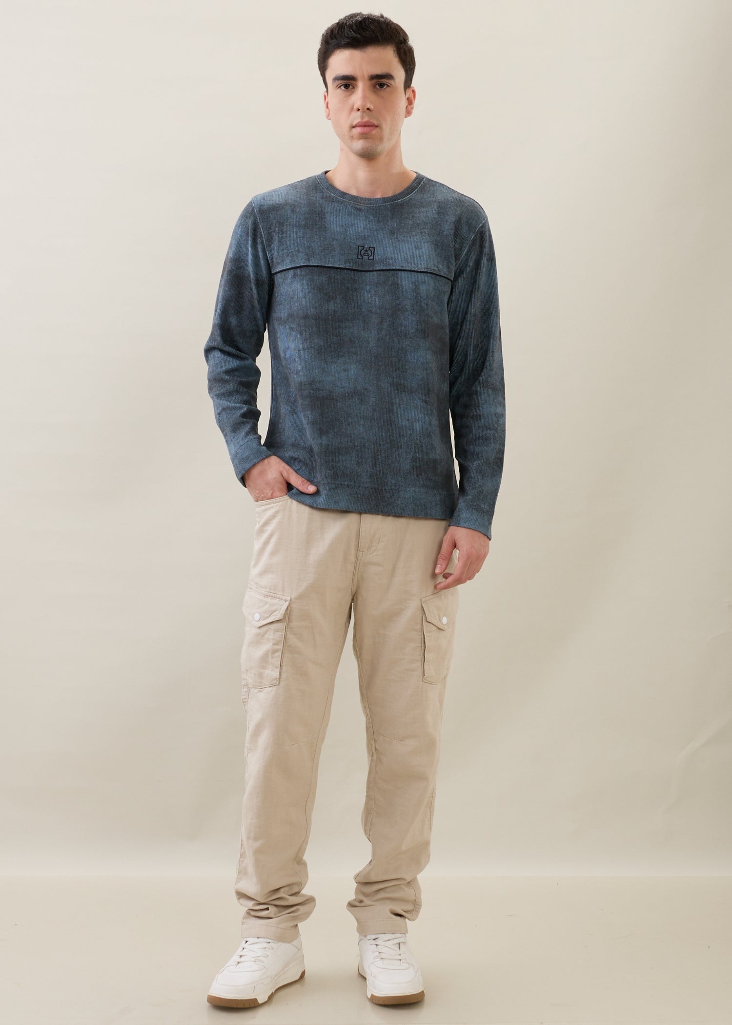 Canopy Cotton Relaxed Cargo: Beige