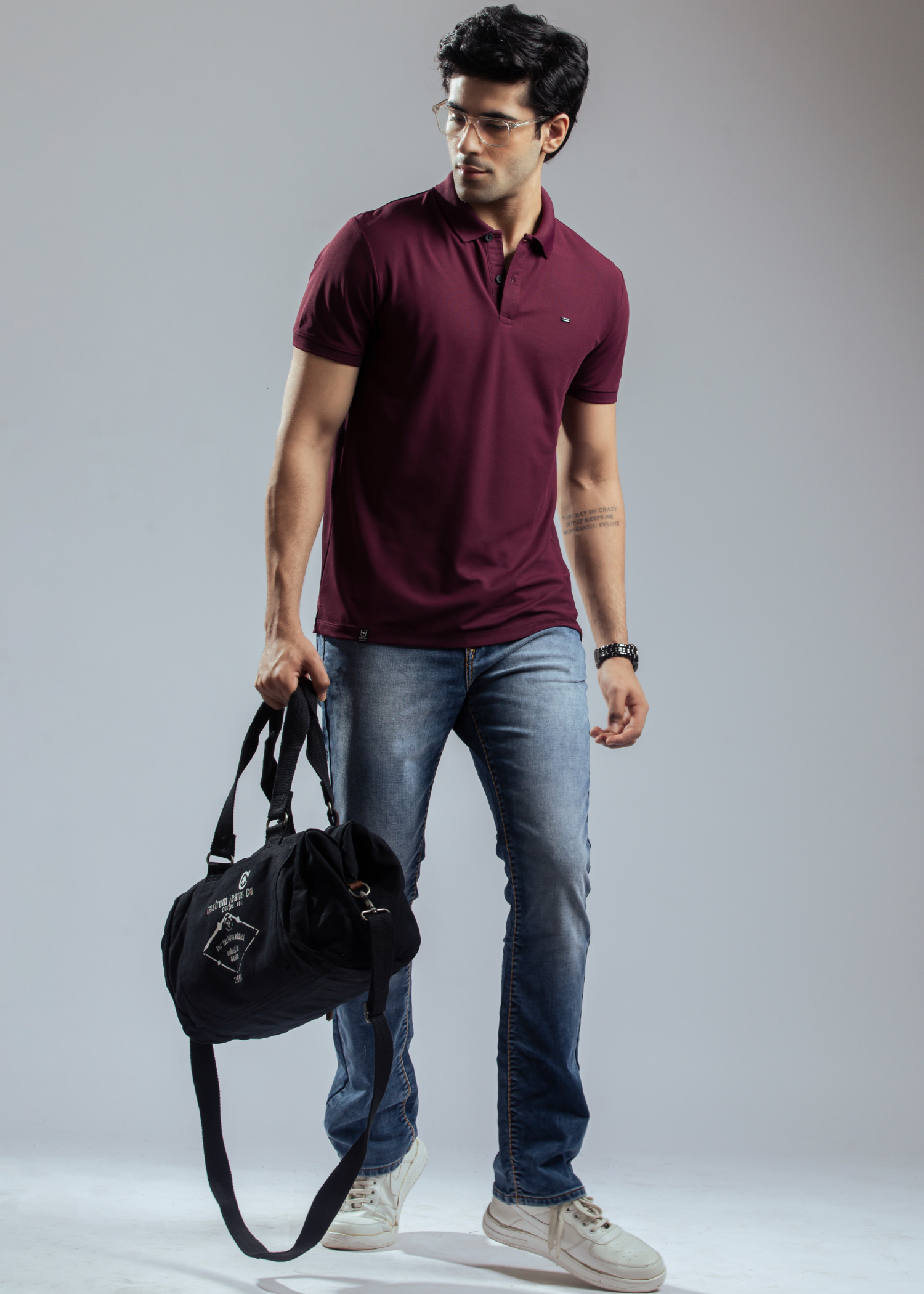 Cherry Half Sleeve Polo T-Shirt | Smart Casual Style