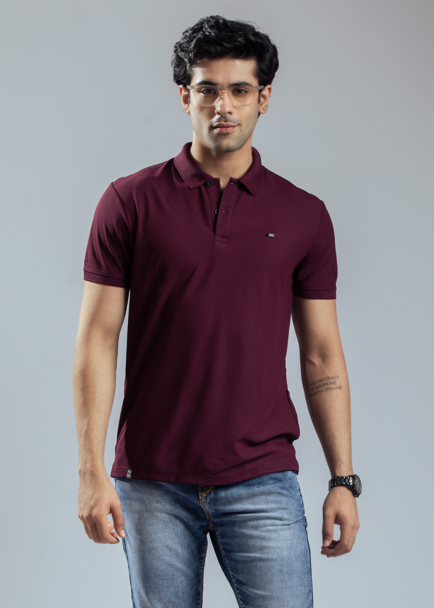 Cherry Half Sleeve Polo T-Shirt | Smart Casual Style
