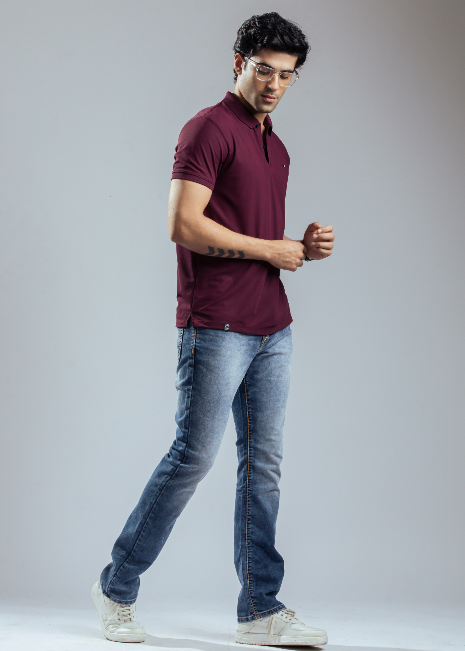 Cherry Half Sleeve Polo T-Shirt | Smart Casual Style
