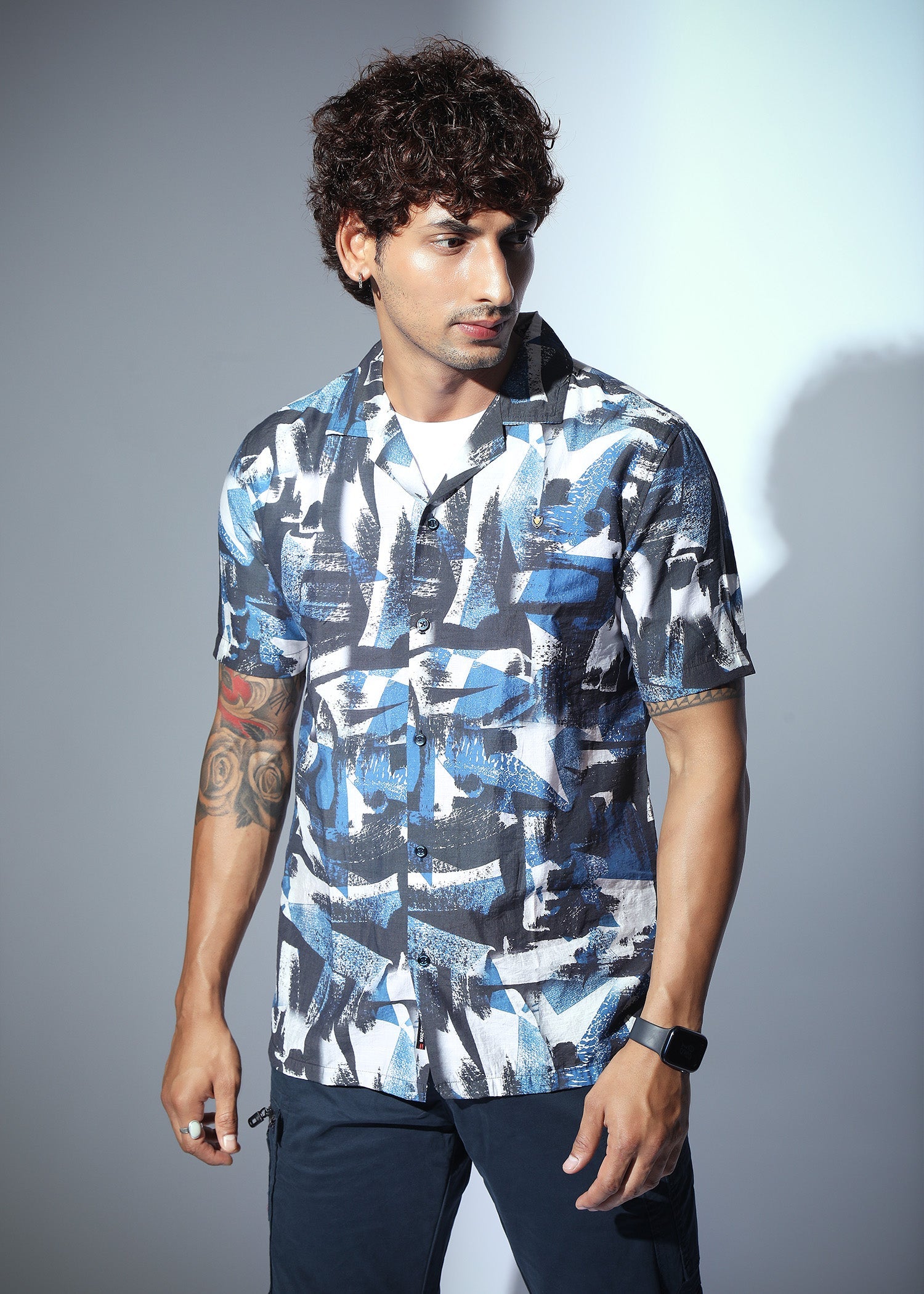 Texas Half Sleeve Graphic Printed Shirt For Men Nostrum