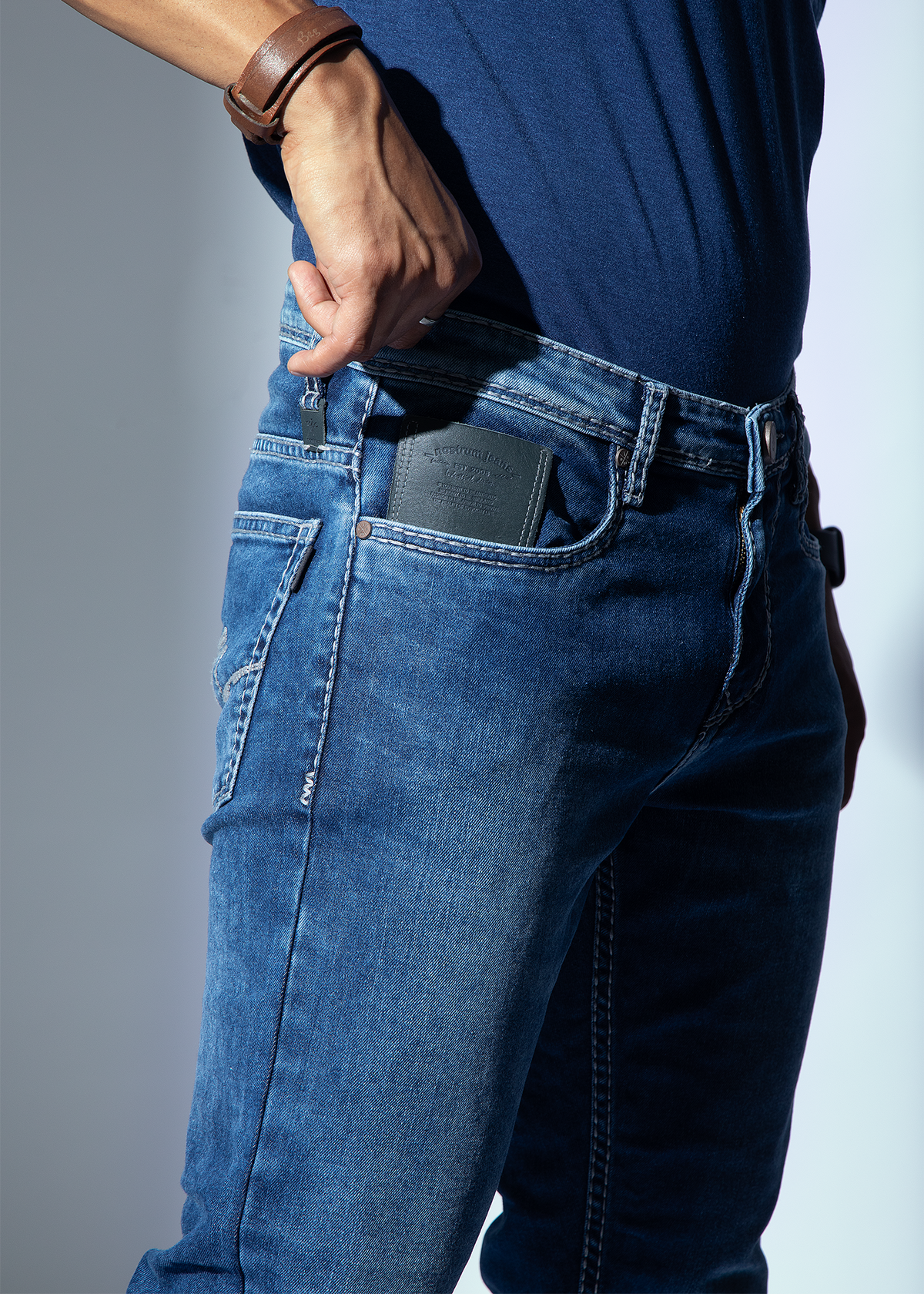 Redam Regular Fit SDL Stitches Jeans Nostrum