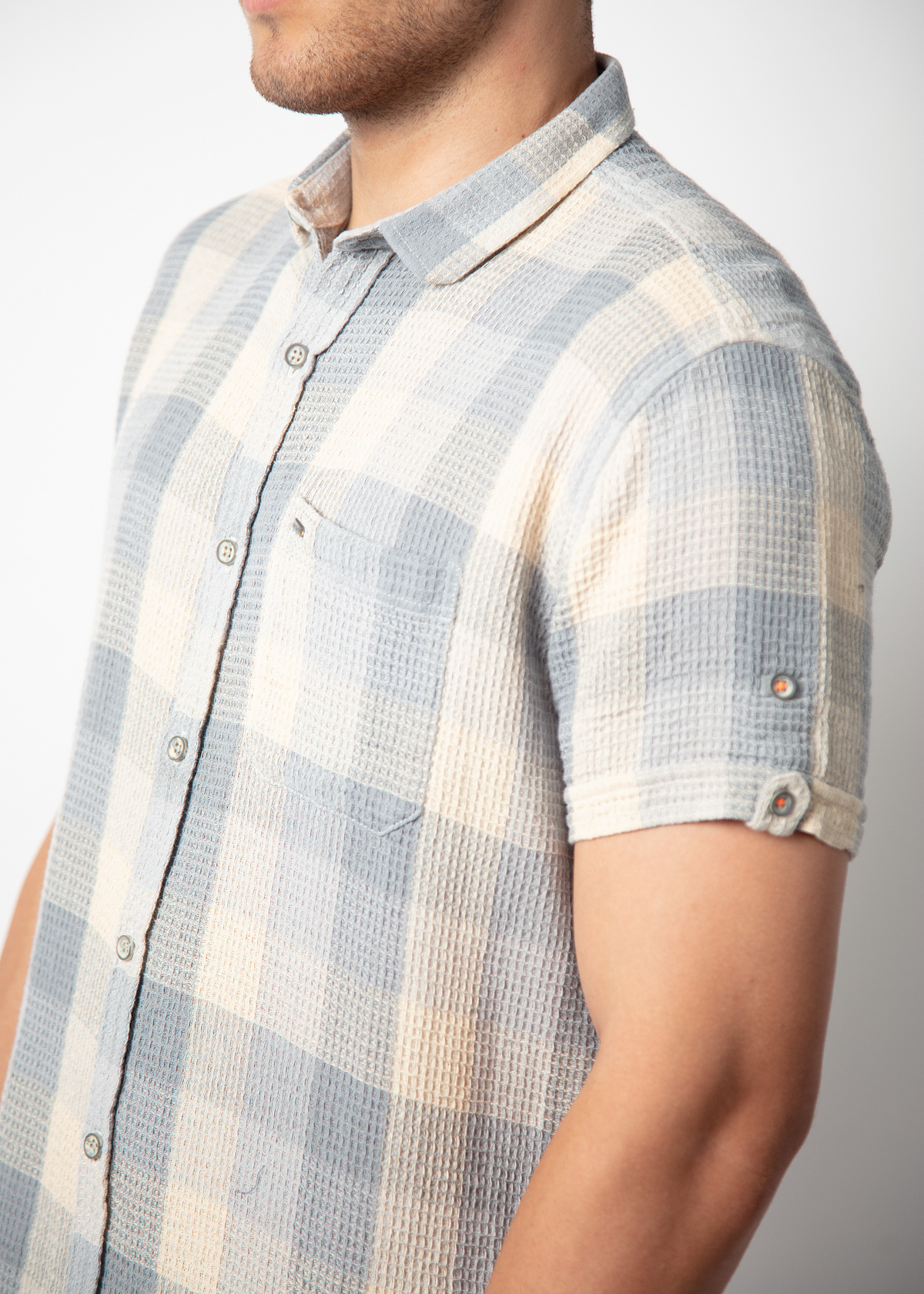 Altena Half Sleeve Checked Shirt For Men Nostrum
