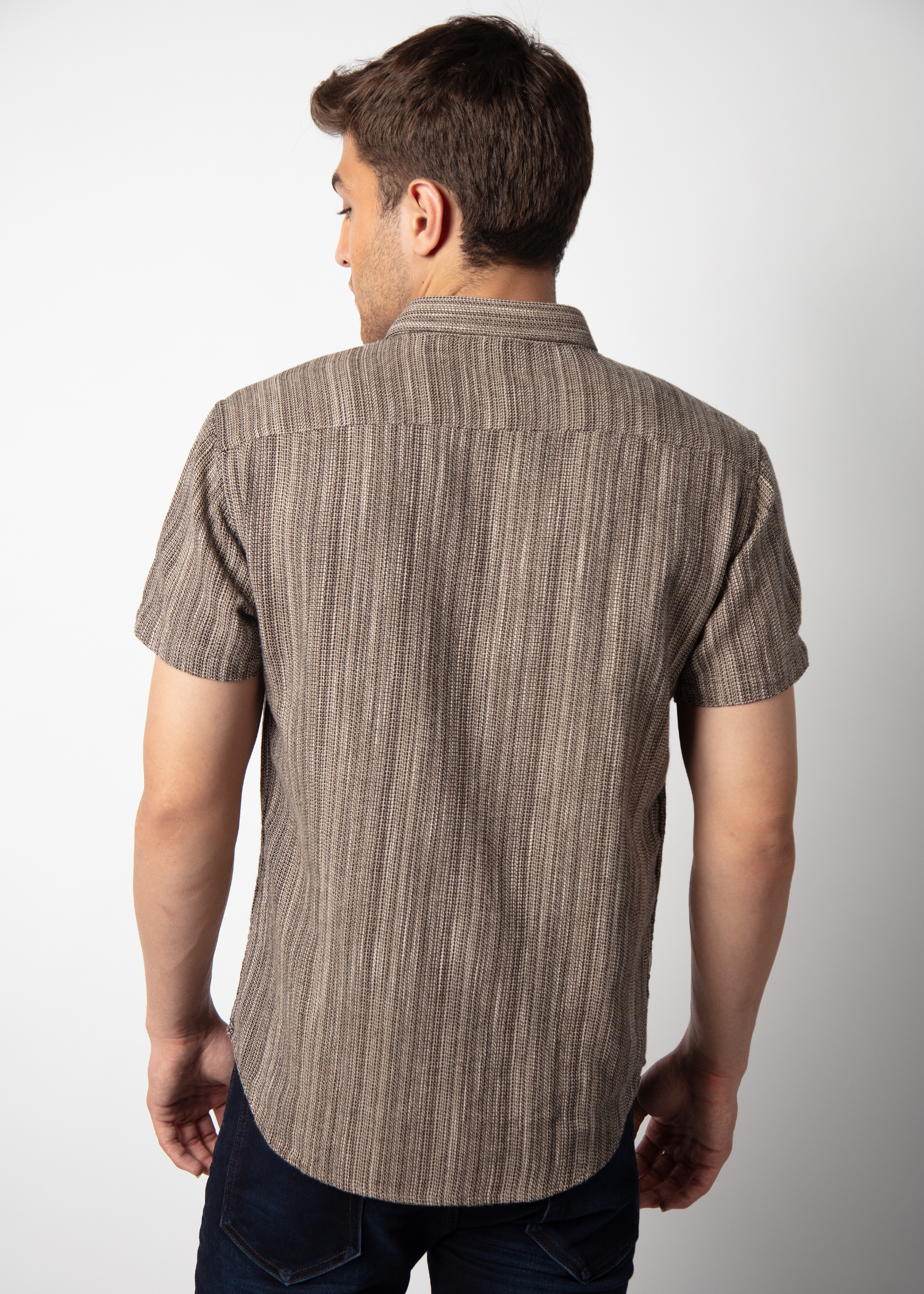 Warrior Half Sleeve Solid Shirt For Men Nostrum