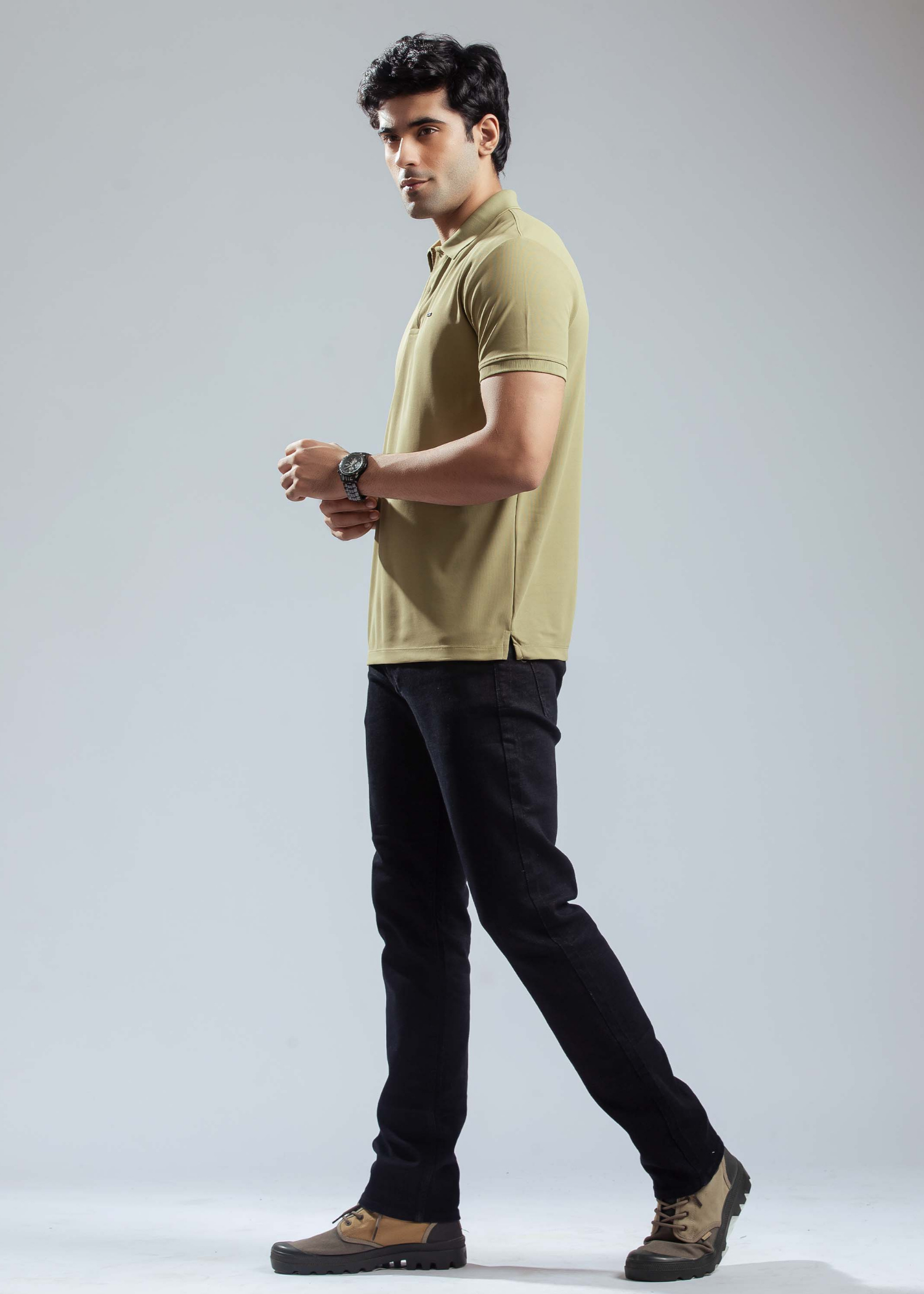 Cherry Half Sleeve Polo T-Shirt | Smart Casual Style