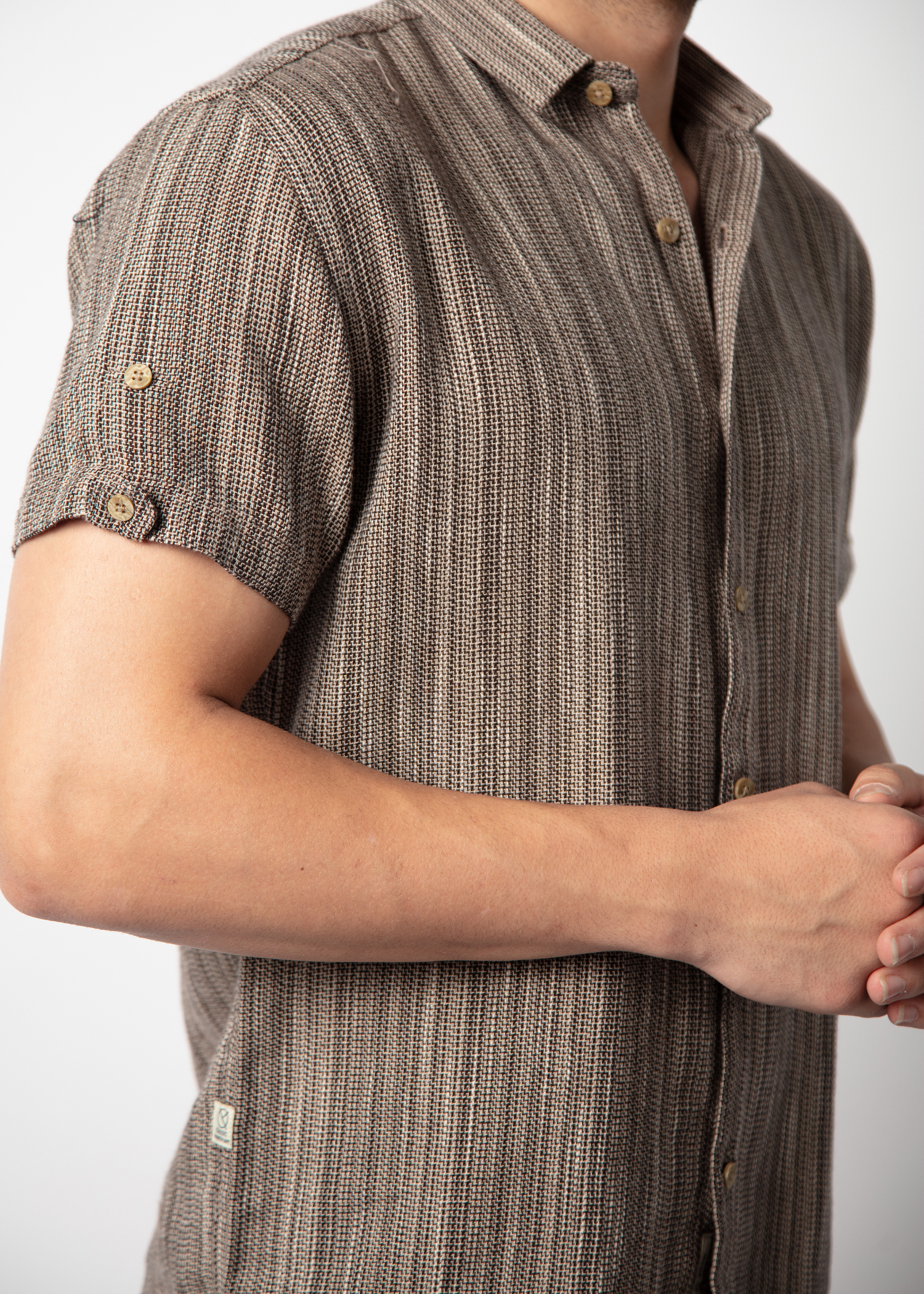 Warrior Half Sleeve Solid Shirt For Men Nostrum