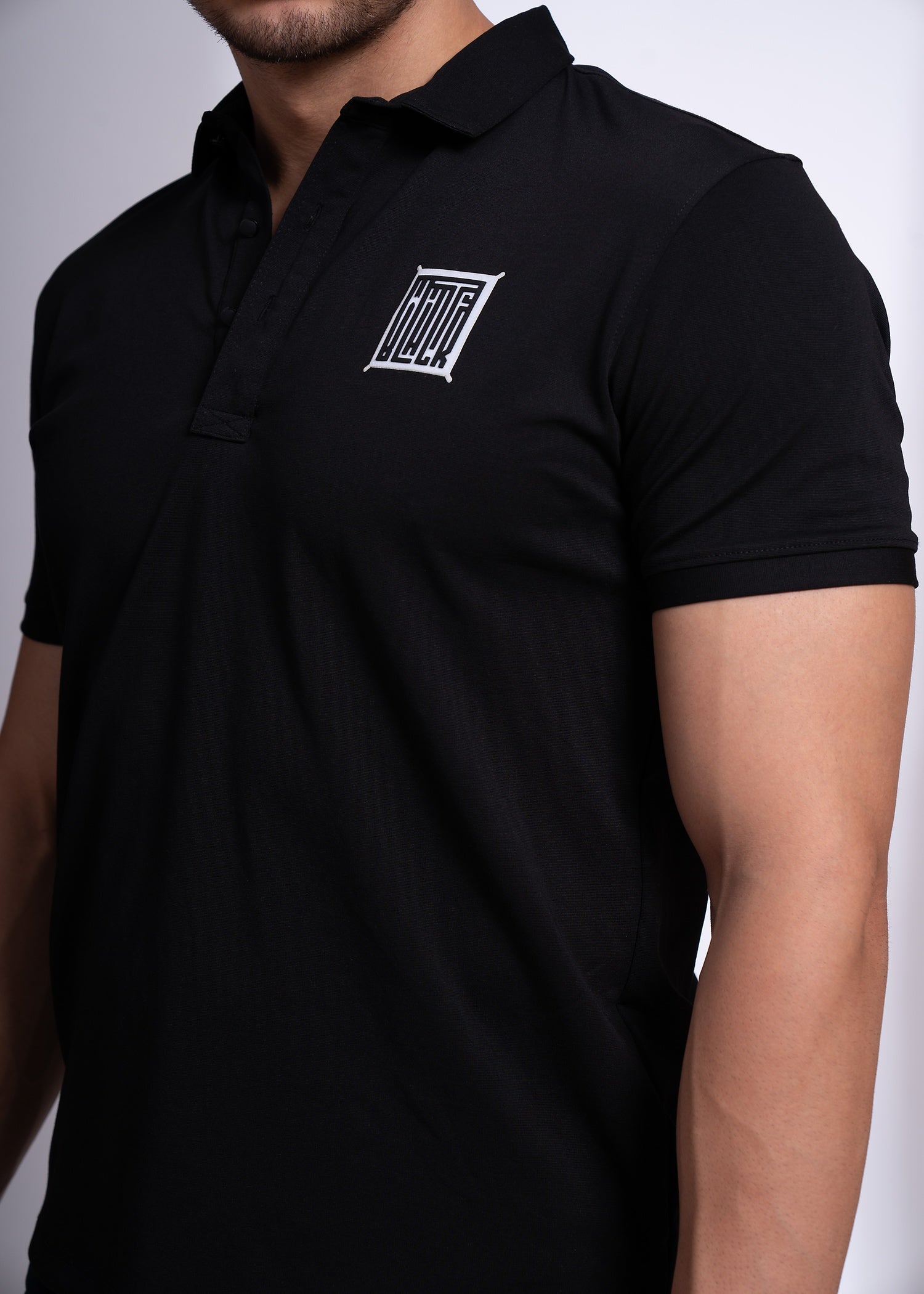 Acedia Cotton T-Shirt for Men | Black & White Casual Tees