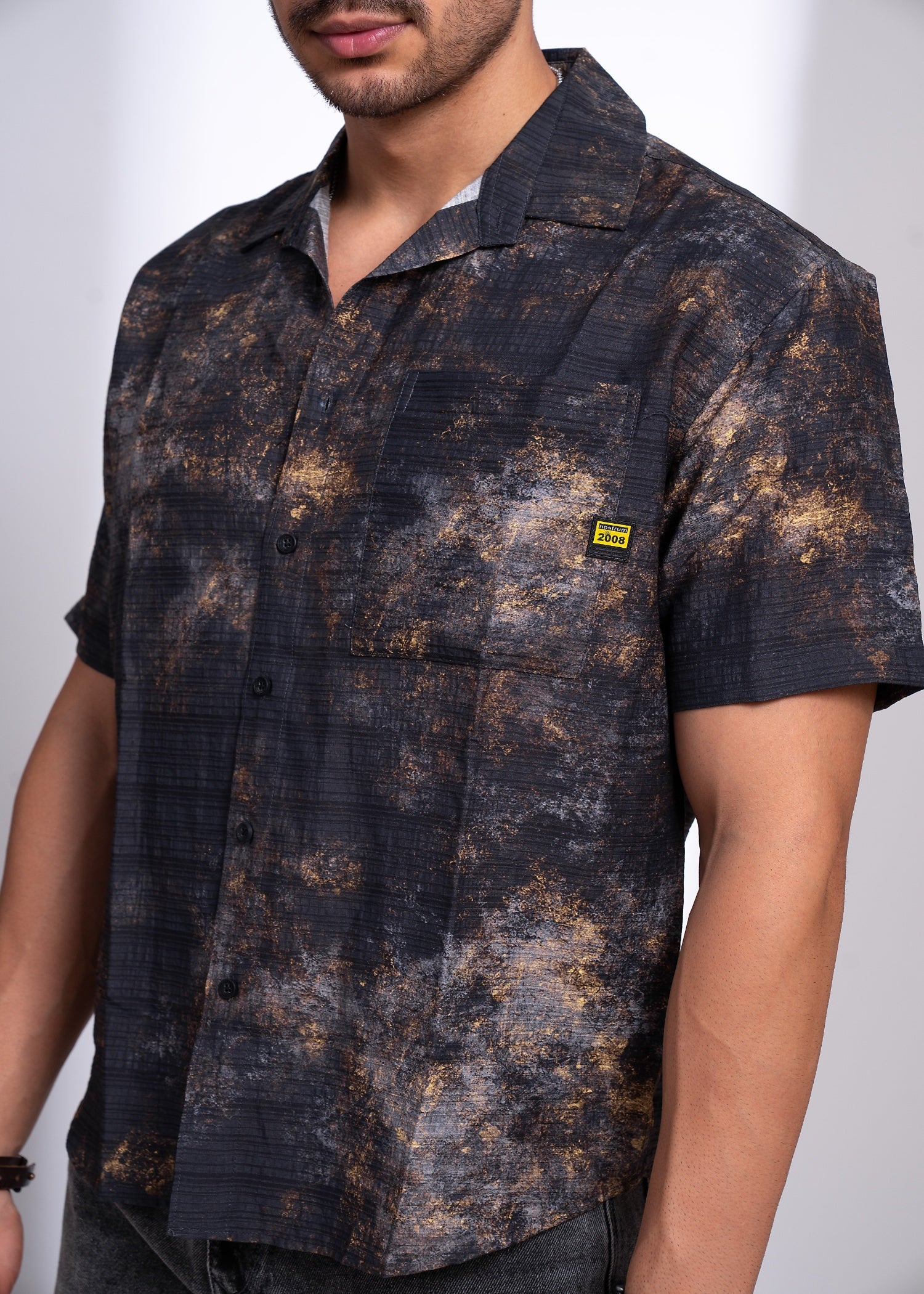 BARKLEY HALF Sleeve Checked Shirt For Men