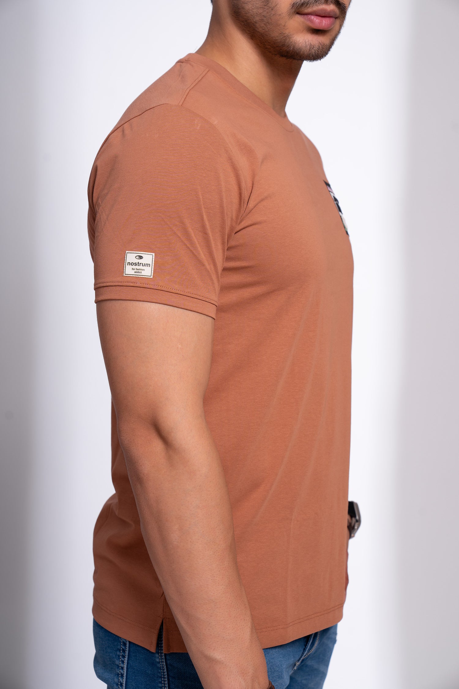 Wabbit Round Neck T-Shirt for Men | Graphic Casual Tee