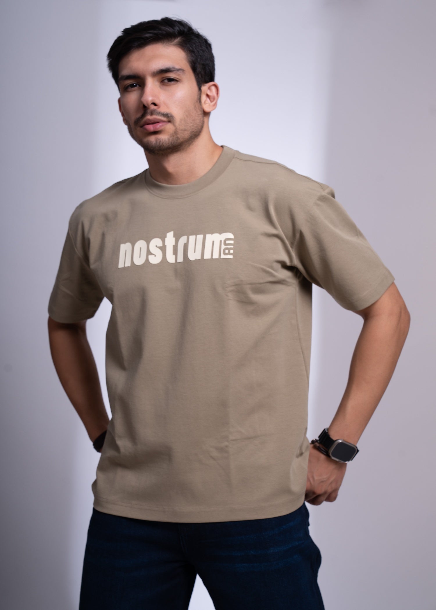 Volitant Oversized Round Neck T-Shirt for Men | Effortless Everyday Style