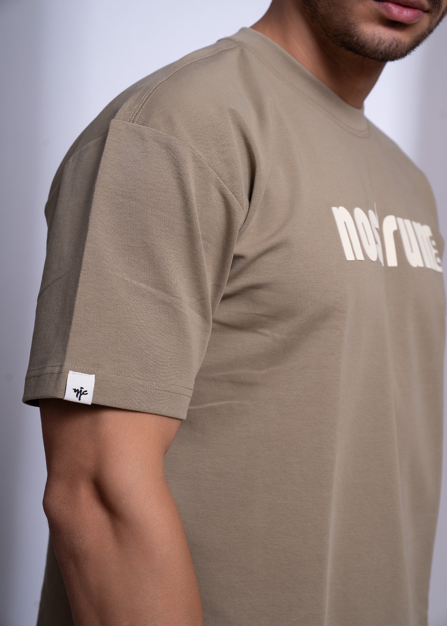 Volitant Oversized Round Neck T-Shirt for Men | Effortless Everyday Style
