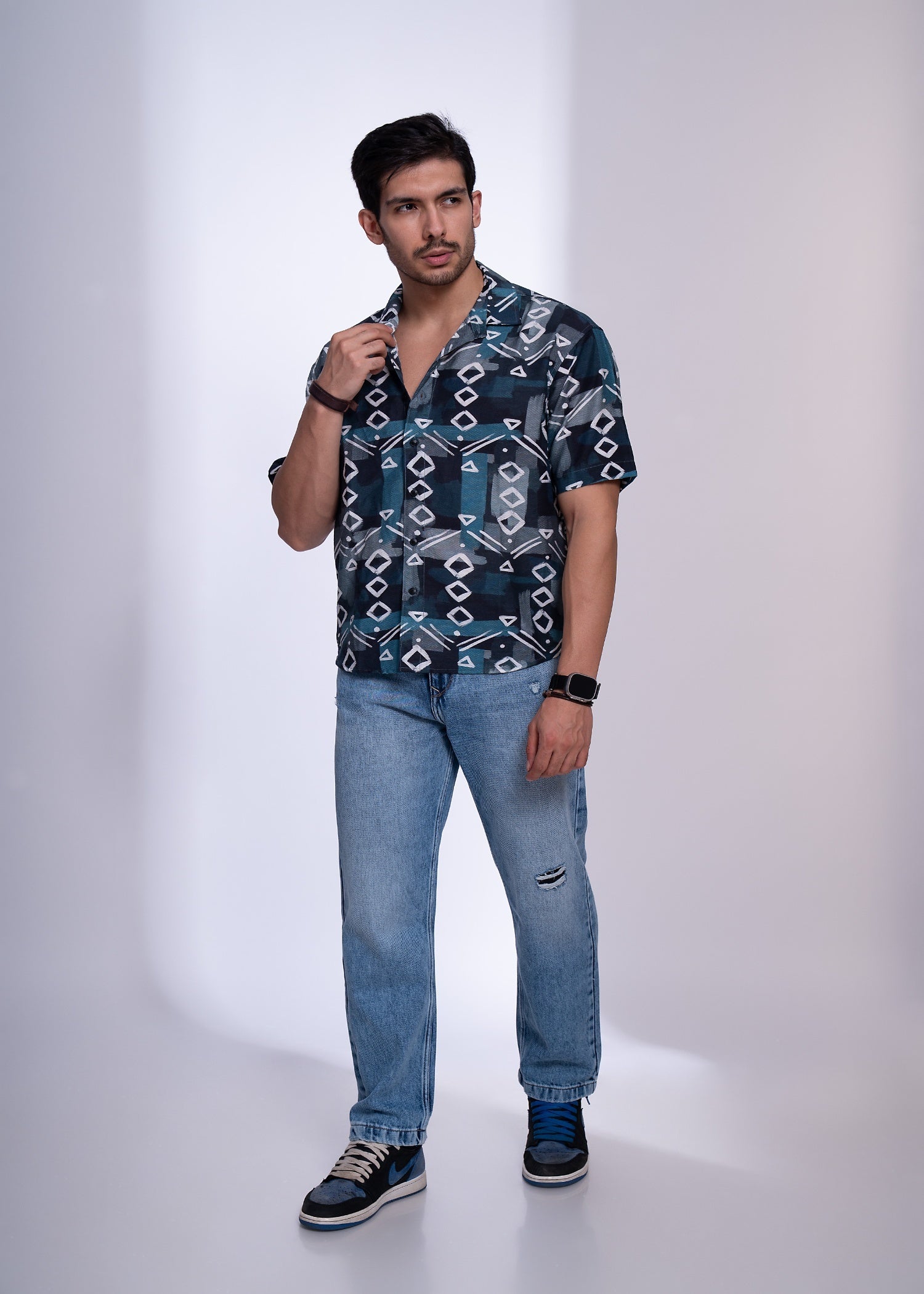 Cannon Half Sleeve Checked Shirt for Men | Casual Check Classic