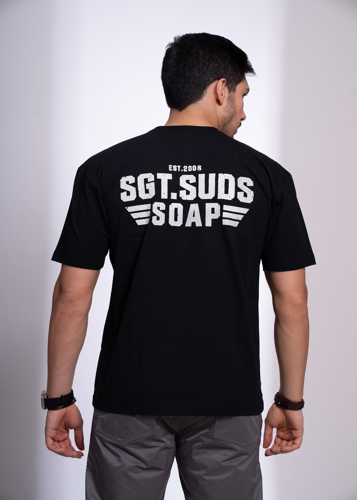 Fudgel Oversized T-Shirt for Men – 4 Colors (Mehndi, Black, Charcoal, Pista)