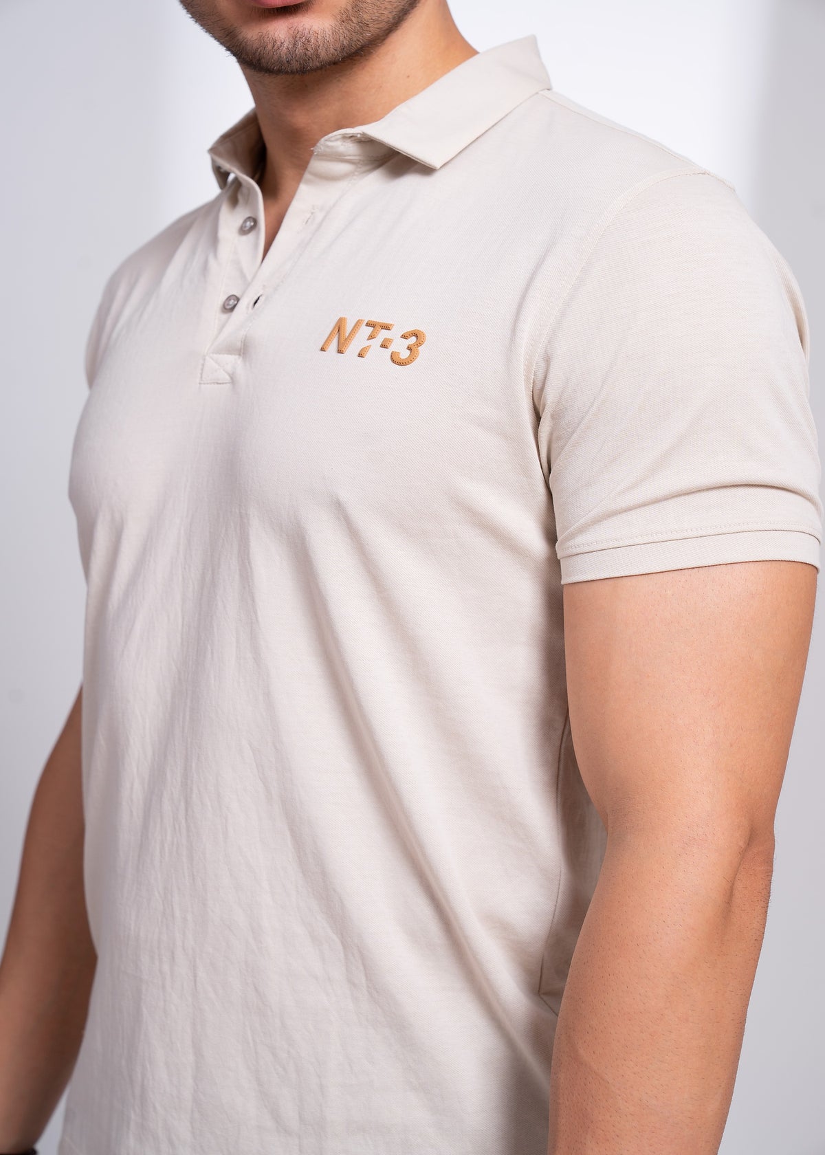 Polo T-Shirt for Men | Casual Collared Tee with Chest Embroidery