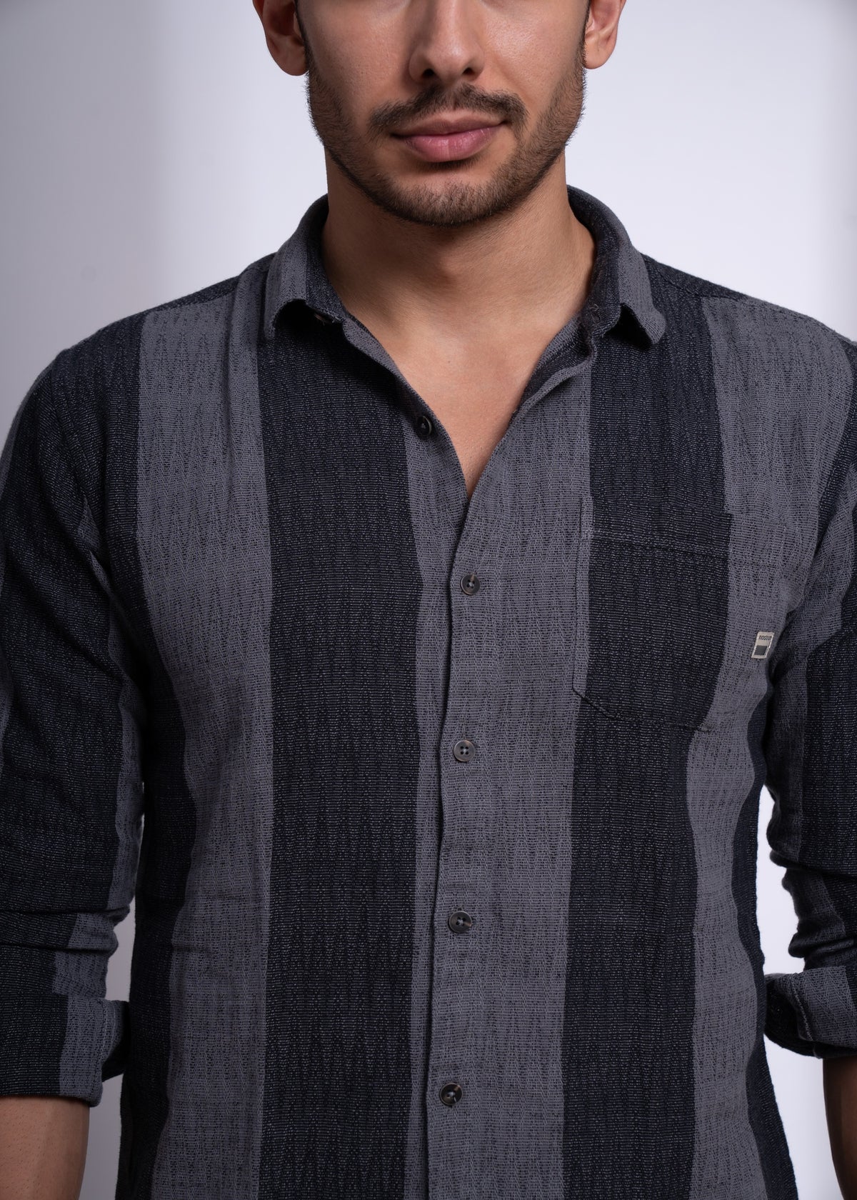 Subway Full Sleeves Shirt for Men | Striped Casual Wear