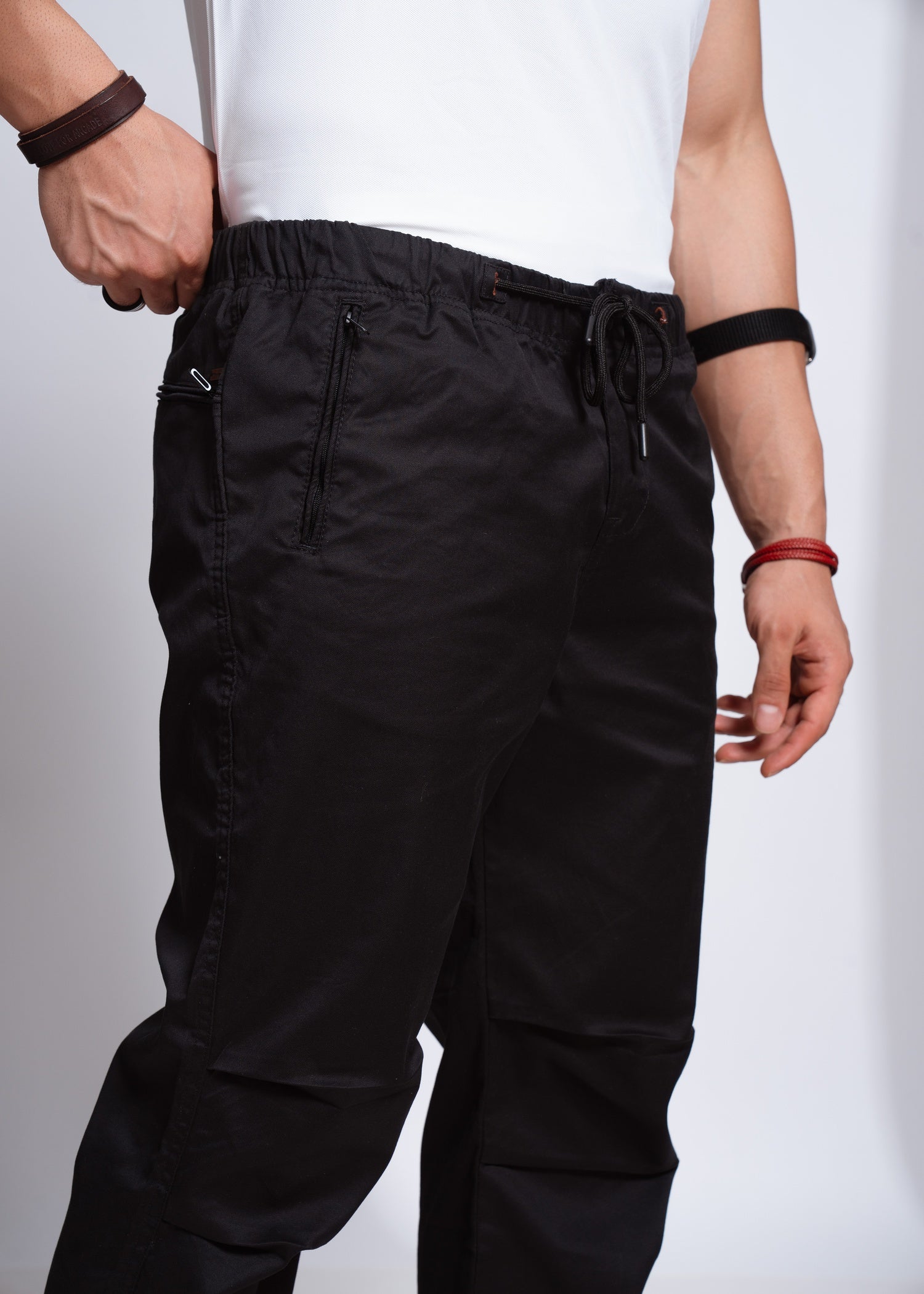 Men’s Parachute Pants | Relaxed Fit Drawstring Trousers