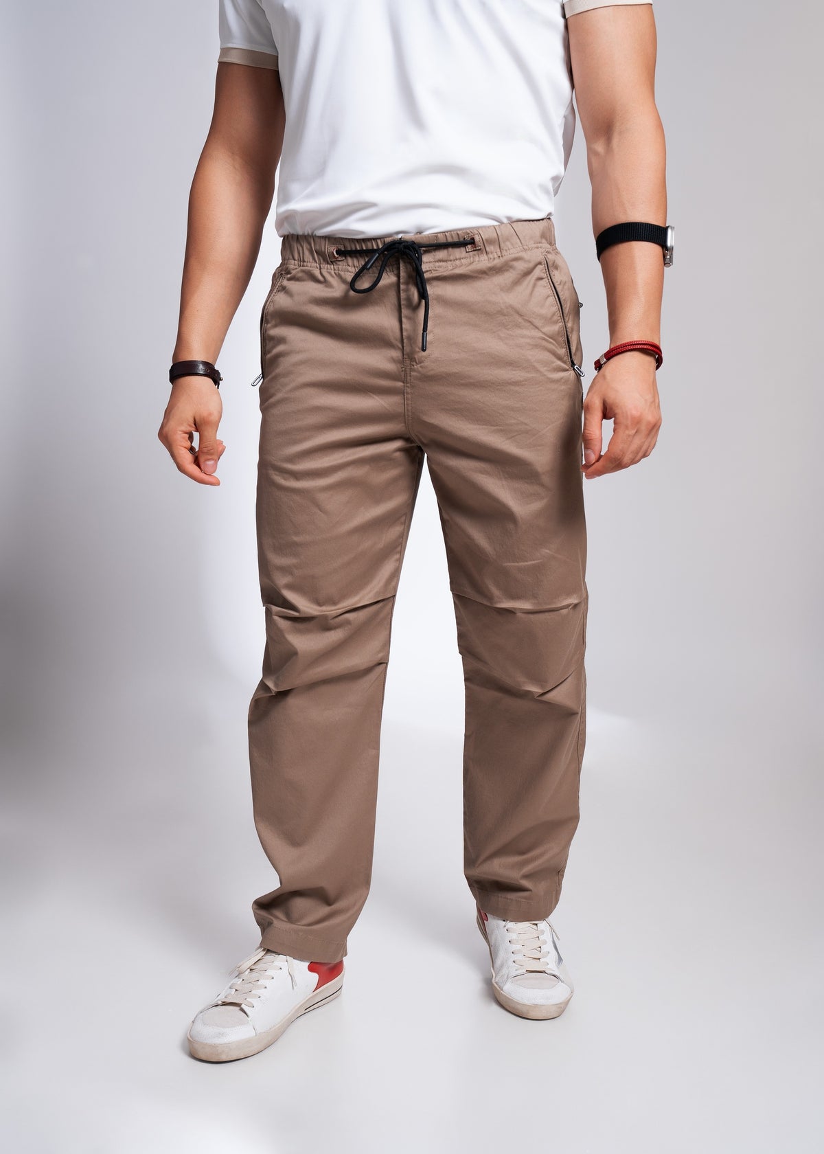 Men’s Parachute Pants | Relaxed Fit Drawstring Trousers