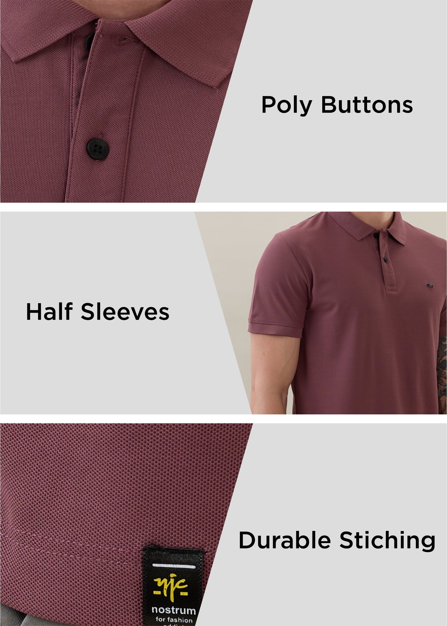 Cherry Half Sleeve T-shirt: Onion