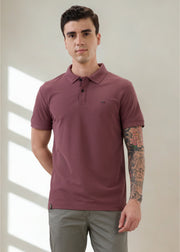 Cherry Half Sleeve Polo: Onion