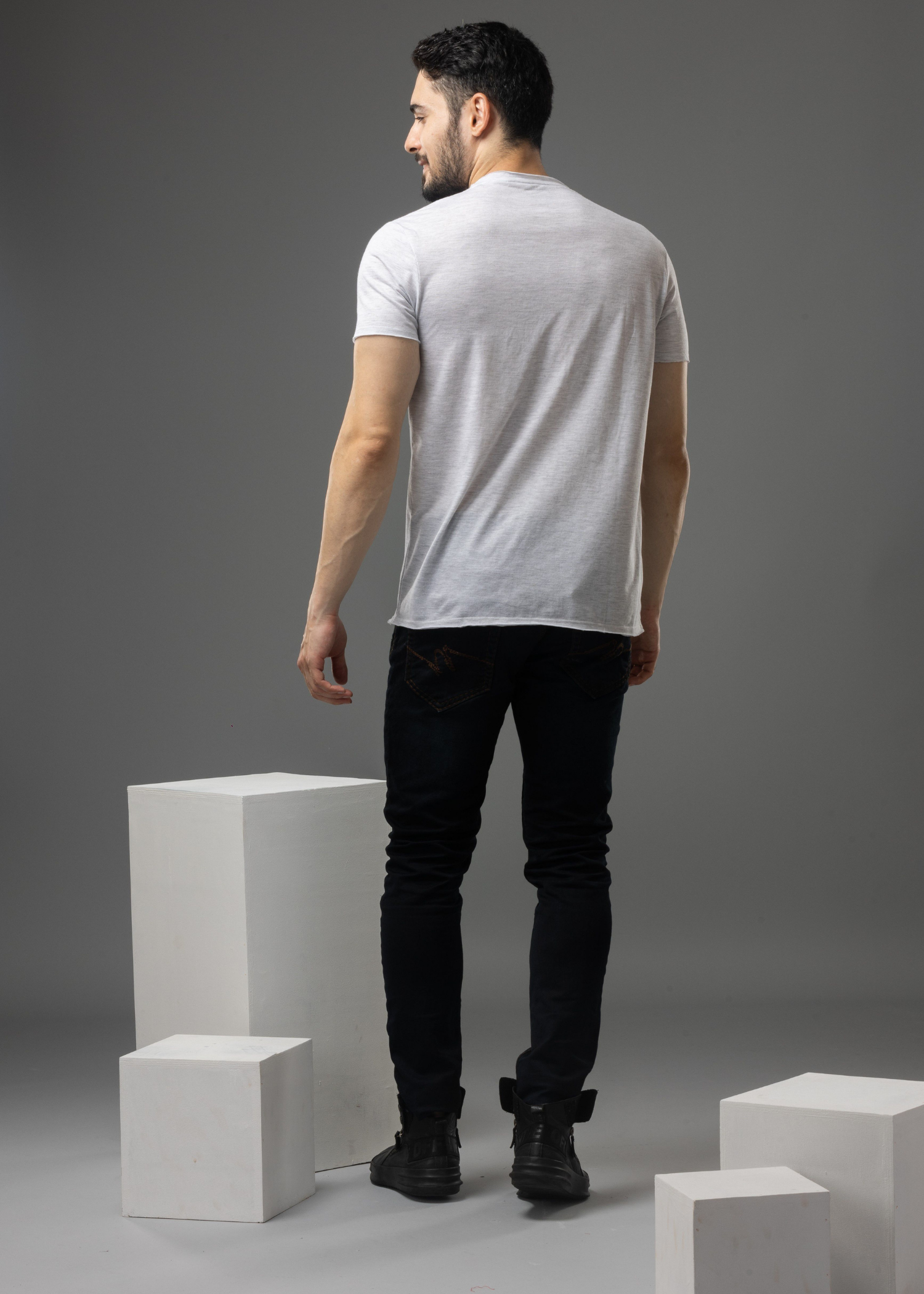 #Color_White Melange