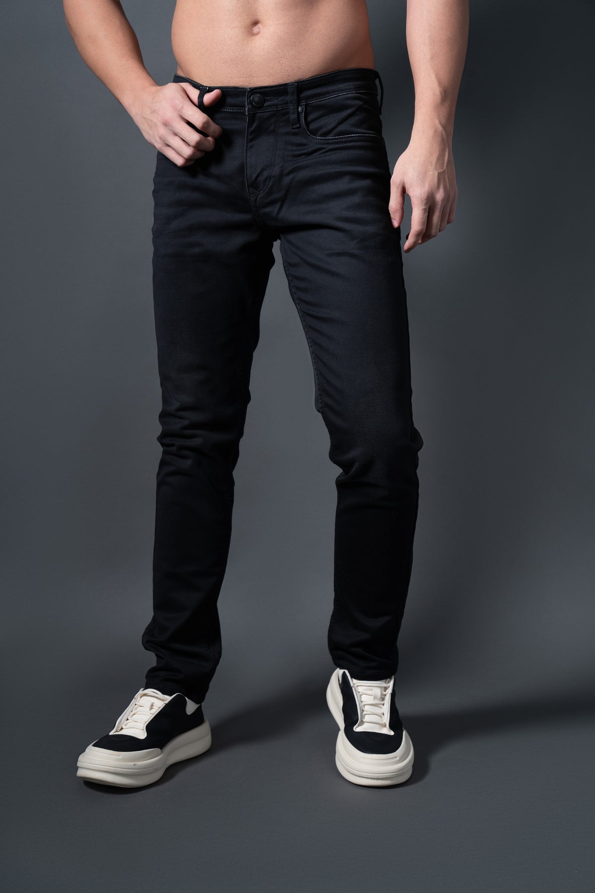 DORIO REGULAR FIT BLACK FOR MAN