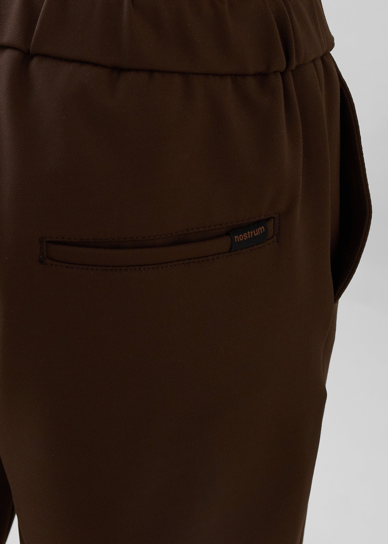 Baglis Cotton Self Fit Trouser: Brown