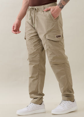 Deswark Polycotton Drawstring Cargo: Khaki