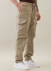 Deswark Polycotton Drawstring Cargo: Khaki