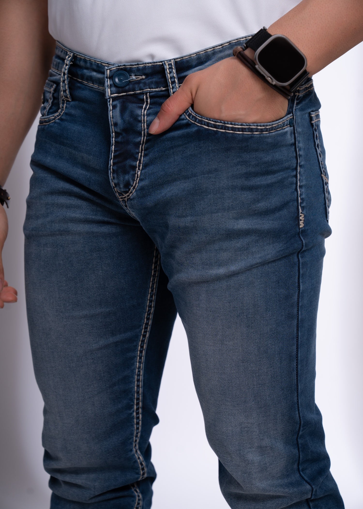 Men’s SDL Fit Jeans | Slim Tapered Blue Denim for Everyday Comfort