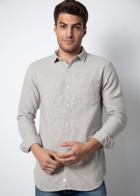 Delusion Full Sleeve Solid Shirt For Men Nostrum