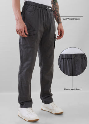 Canopy Cotton Relaxed Cargo: Grey