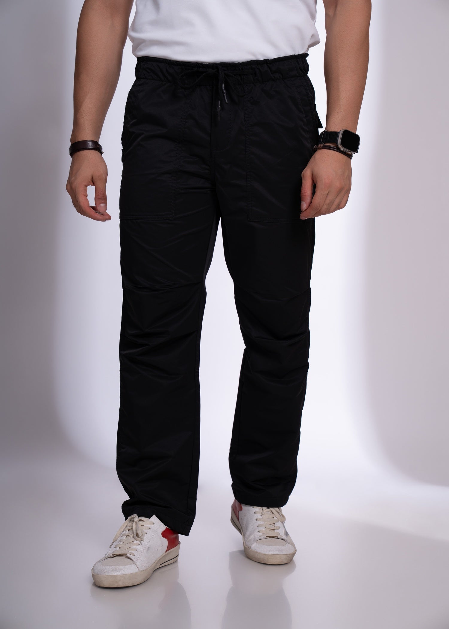 Men’s Parachute Pants | Relaxed Utility Cargo Trousers