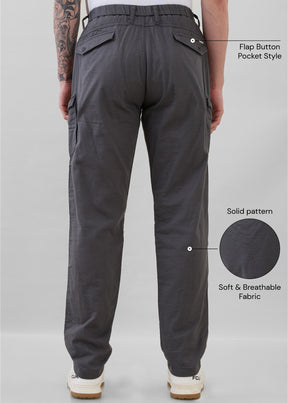 Canopy Cotton Relaxed Cargo: Grey