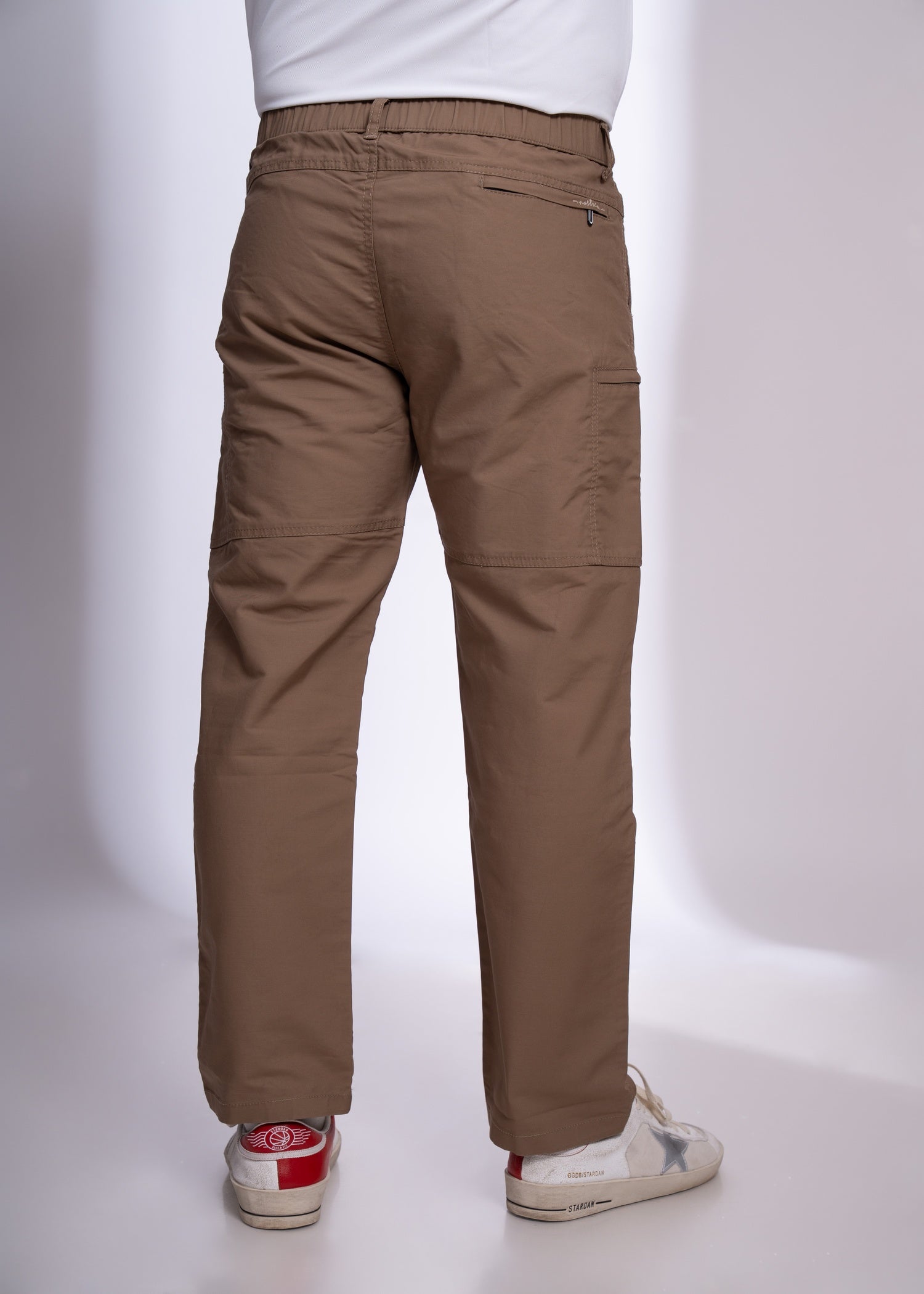 Redrigo Utility Pocket Cargo Pants: Brown