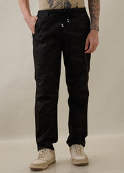 Ostrich Camouflage Relaxed Fit Cargo: Black