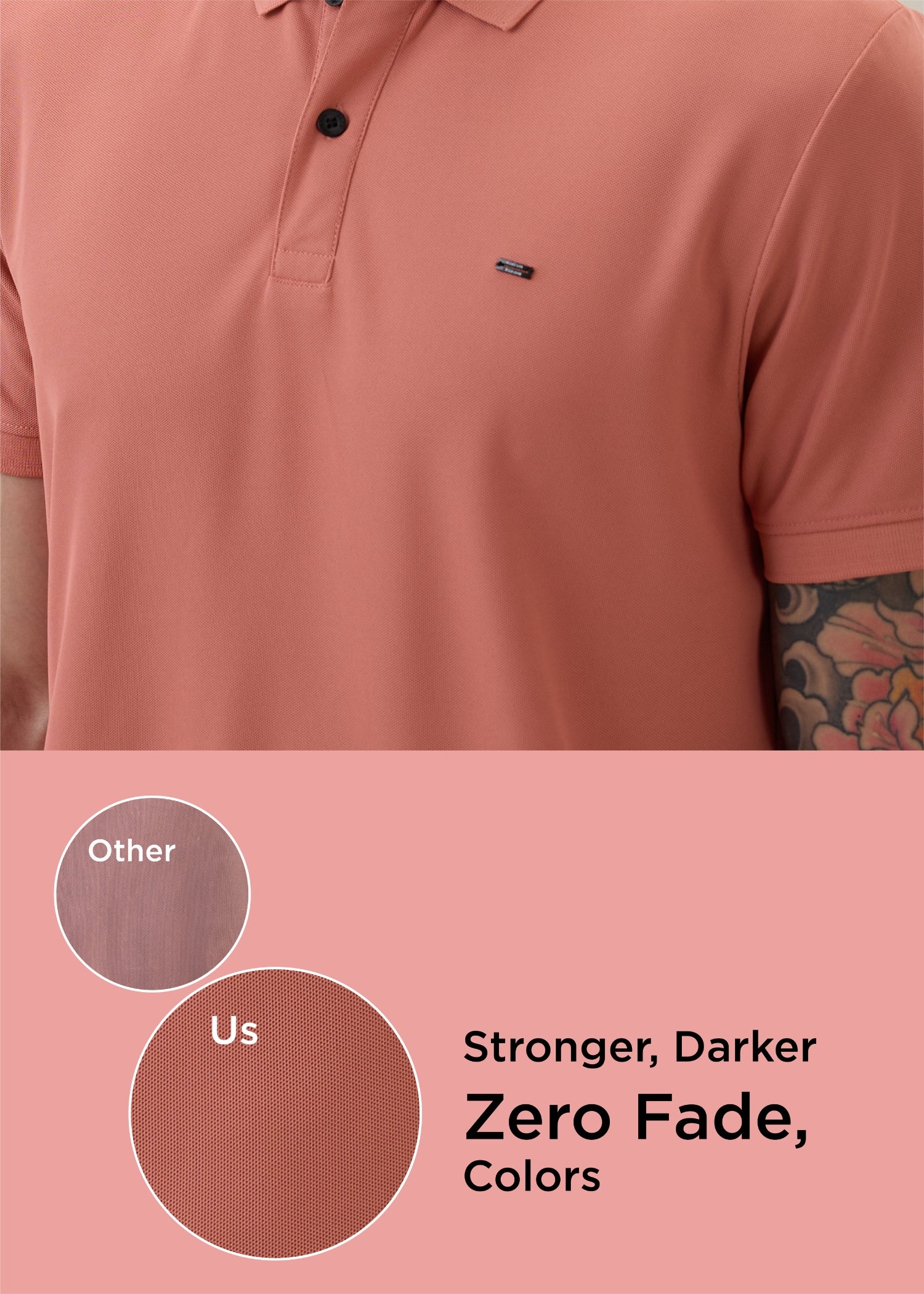 Cherry Half Sleeve Polo T-Shirt | Smart Casual Style