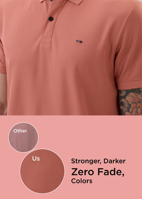 Cherry Half Sleeve Polo T-Shirt | Smart Casual Style