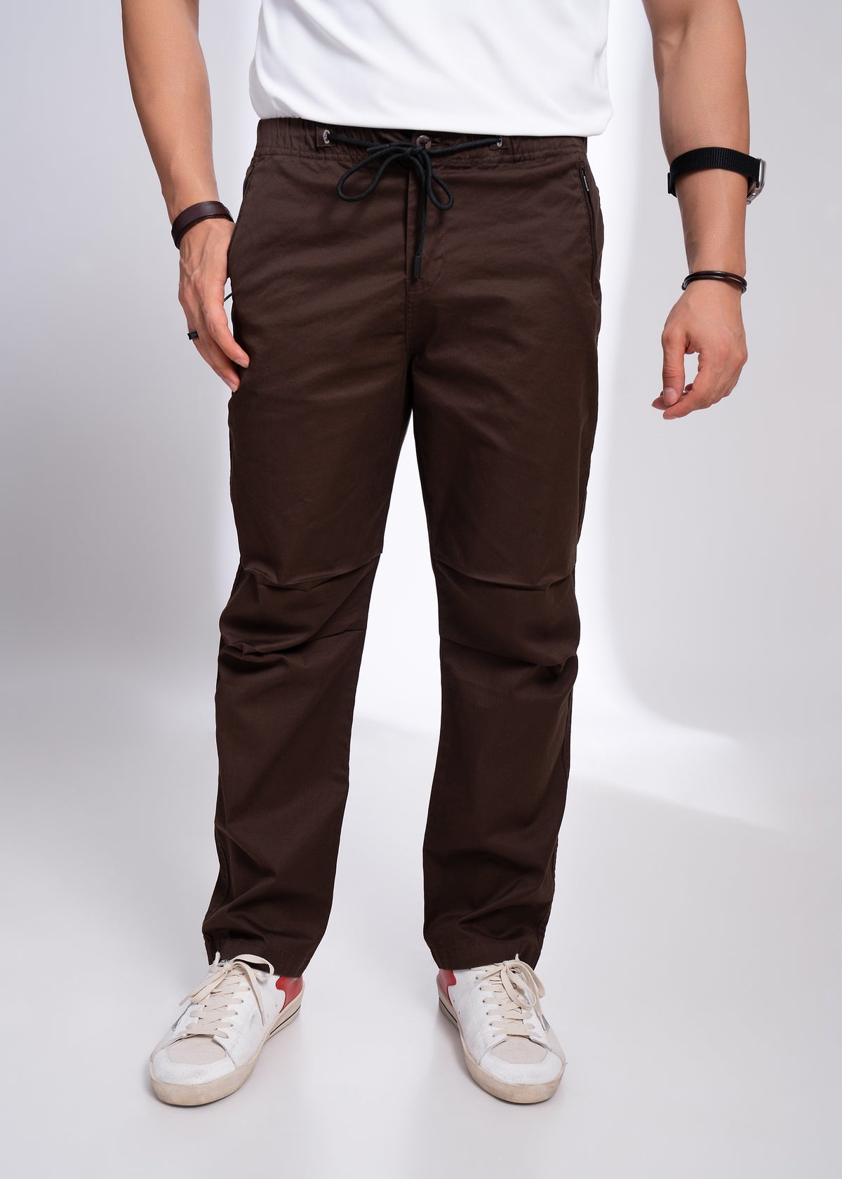 Men’s Parachute Pants | Relaxed Fit Drawstring Trousers