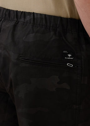 Ostrich Camouflage Relaxed Fit Cargo: Black