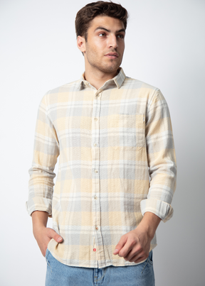 Poland Full Sleeve Checked Shirt For Men Nostrum